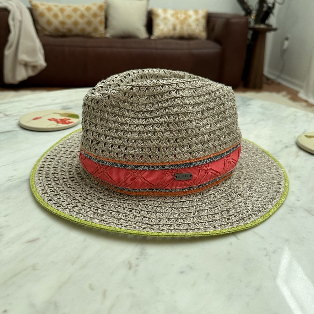 PISTIL straw brimmed hat